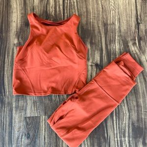 Lululemon Invigorate Training Set | Tank Top & High-Rise Tights 28”